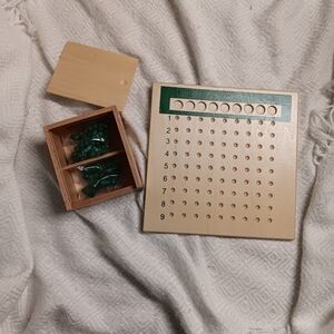 Montessori Division Bead Board
